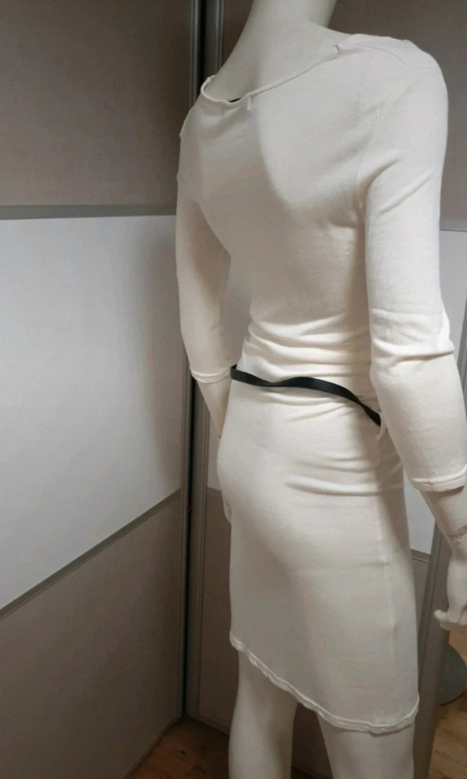Vestido ajustado color crudo 38 – photo 2